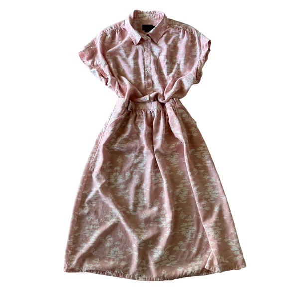 Pendleton | Skirts | Vintage Pendleton Pink Tencel Floral Midi Skirt ...